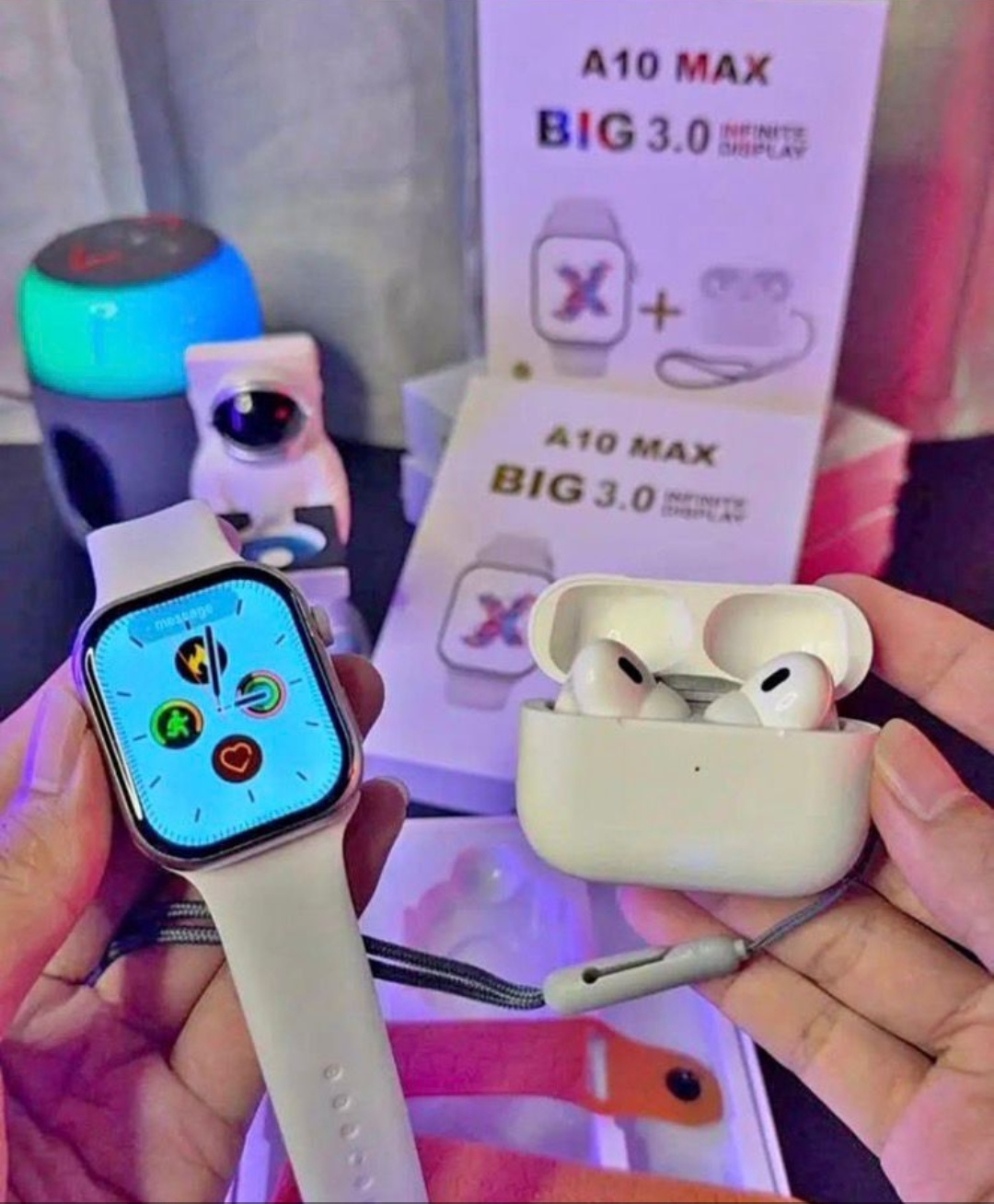 Smart watch + airpods